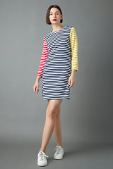 Color Block Knit Dress