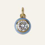 Blue Bezel Necklace