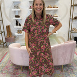 City Dress | Raspberry Garden