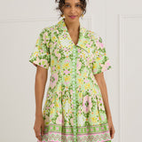 Julia Dress | Green Floral