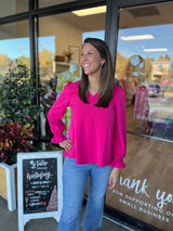 Julia Top | Magenta