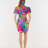 Britt Dress | Floral Palm