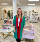 Demi Duster | Green Monogram