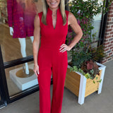 Kendall Jumpsuit | Red Ponte