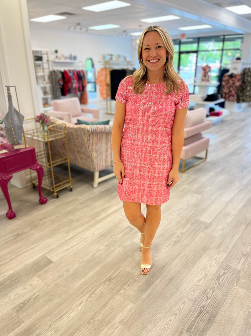 Ella Dress | Rose Sequins
