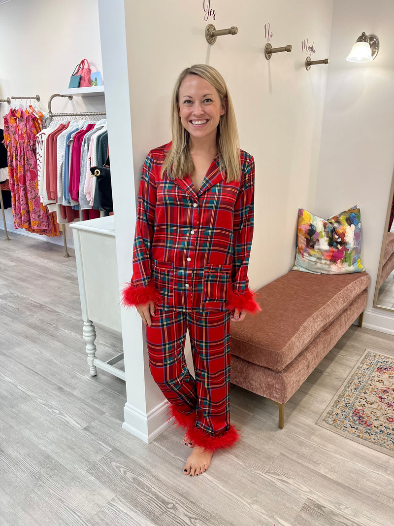 Danica Tartan Pajama Set