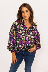 Winter Floral Top