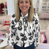 Brit Blouse | Snow Tulip