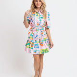 Floral Frame Dress