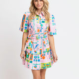 Floral Frame Dress