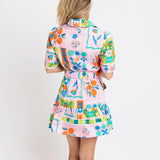 Floral Frame Dress