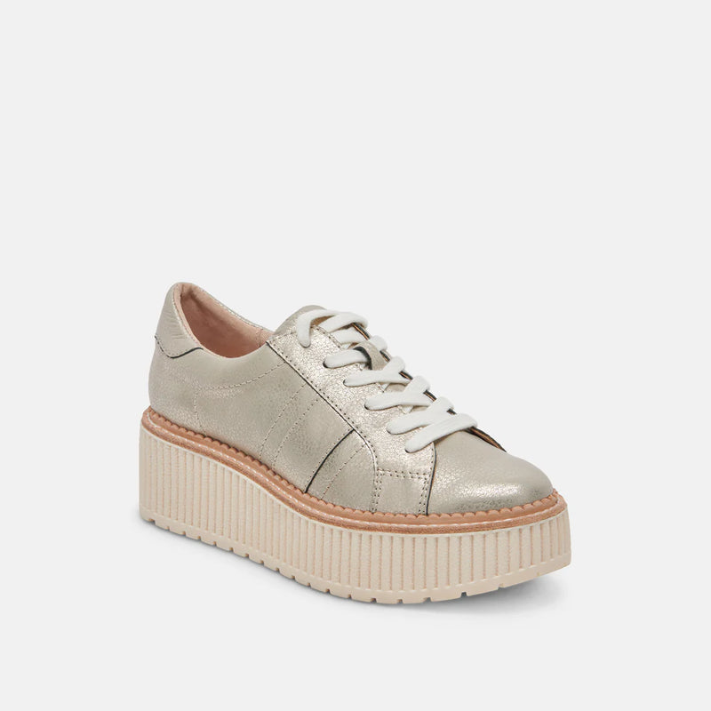 Tiger Sneakers | Light Gold