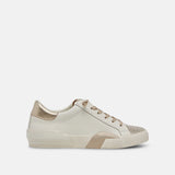 Zina | White Gold Leather