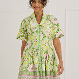 Julia Dress | Green Floral