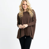 Boyfriend Sweater | Chocolate