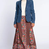 Anita Skirt | Brown Scroll