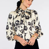 Brit Blouse | Snow Tulip