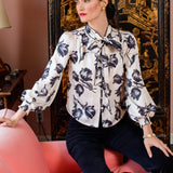 Brit Blouse | Snow Tulip