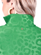 Poppy Pullover | Evergreen Cheetah