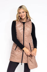 Quilted Vest | Suntan