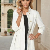 Tess Jacket | Antique White