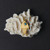 Colbalt Cord with Fish