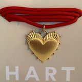 Coral Red Cord | Heart of Gold