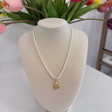Gold Oyster Necklace