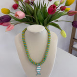 Striped Reef Fish Necklace