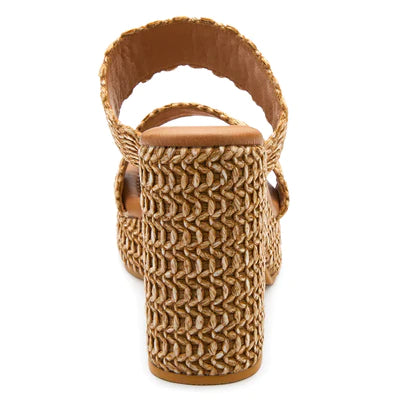 Gem Platform Heel | Cognac