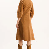 Beth Corduroy Midi | Brown