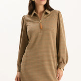 Melanie Knit Dress | Houndstooth