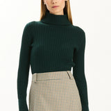 Cotton Cashmere Turtleneck