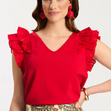 Emerson Ruffle Tee