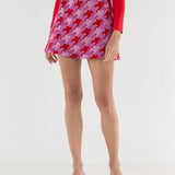 Social Skirt | Houndstooth