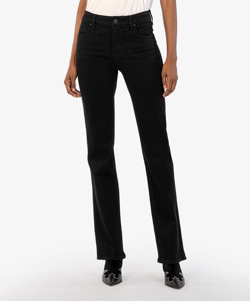 Ana High Rise Fab Ab Flare | Black
