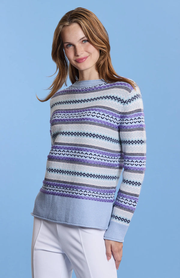 Fairisle Edged Sweater