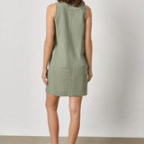 Sage Pocket Dress