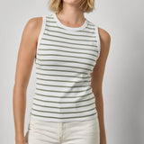 Sage Stripe Tank