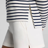AirEssentials Crewneck | Navy Stripe