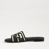 Bay Sandal | Black Raffia