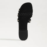 Bay Sandal | Black Raffia