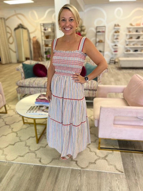 Rick Rack Smocked Dress