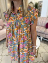 Vintage Floral Dress