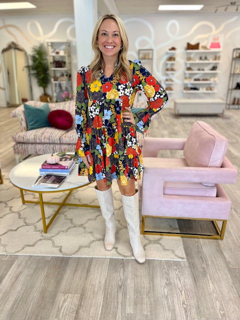 Tammi Dress | Autum Blooms