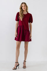 Burgundy Knit Dress