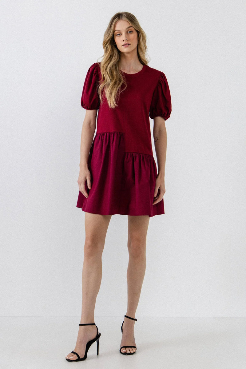 Burgundy Knit Dress