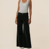 Meg High Rise | Evergreen Corduroy