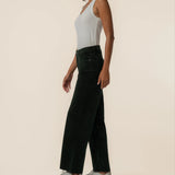 Meg High Rise | Evergreen Corduroy