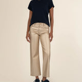 Charlotte Coated Denim | Gold